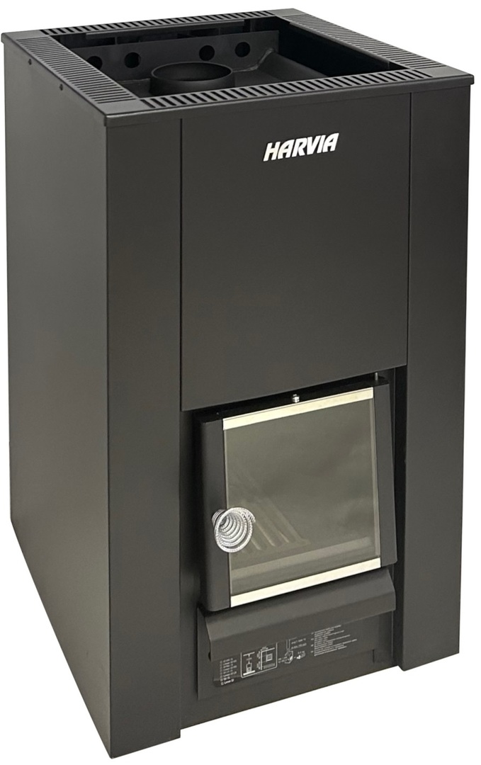 Дровяная печь 25 кВт HARVIA 22 Black