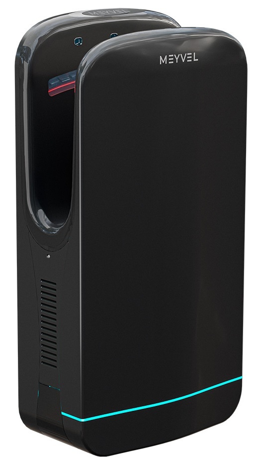 Пластиковая сушилка для рук MEYVEL MH10-1800P1 (Black)