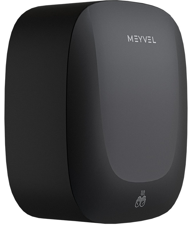 Пластиковая сушилка для рук MEYVEL MH13-1000P2 (Black)
