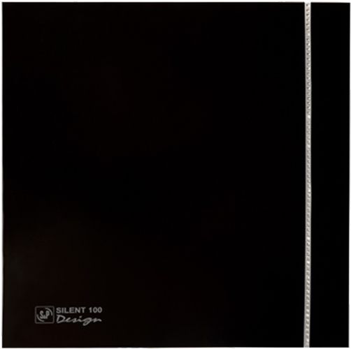 Вытяжка для ванной диаметр 100 мм Soler & Palau SILENT-100 CZ BLACK SWAROVSKI DESIGN (220-240V 50HZ) RE