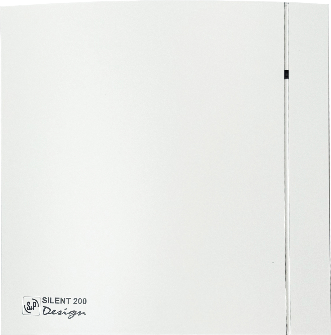 Вытяжка для ванной диаметр 125 мм Soler & Palau SILENT-200 CZ MATT WHITE DESIGN-4C (220-240V 50HZ) RE