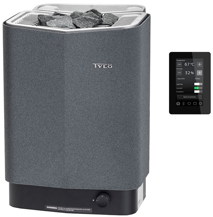 Электрическая печь 7 кВт Tylo SENSE COMBI ELITE 8 цвет серый