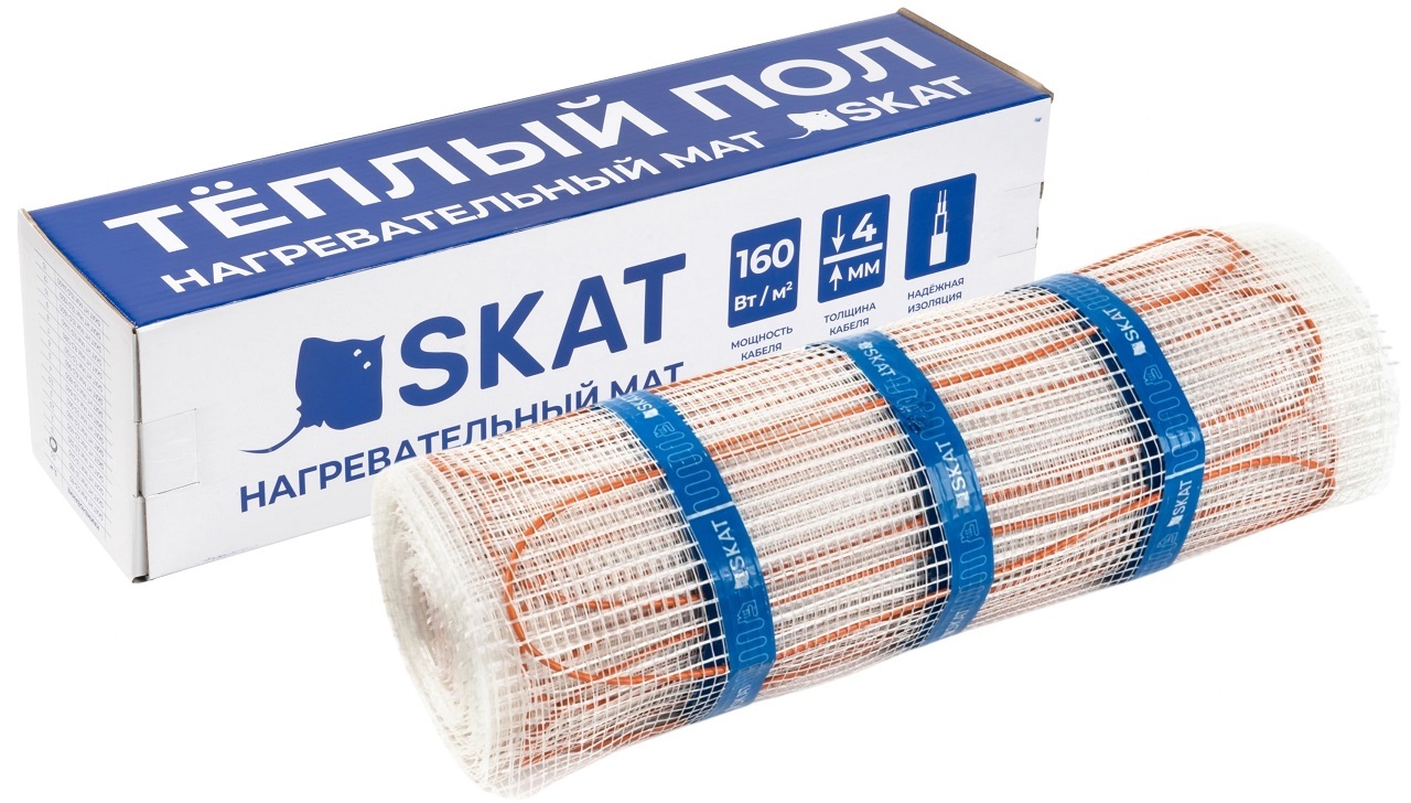 Нагревательный мат 15 м2 SKAT HT MAT-15,0-2400