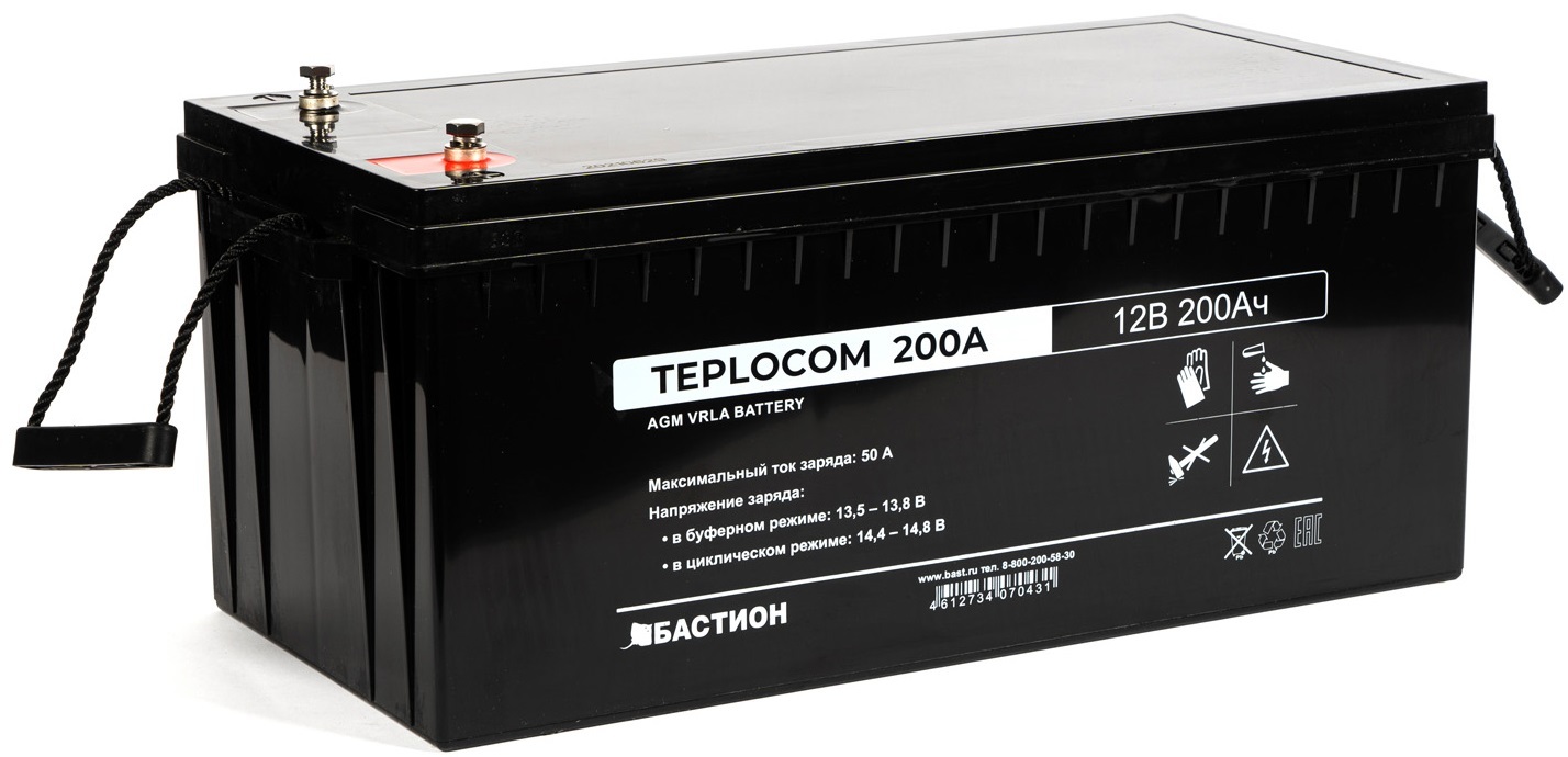 Аксессуар для отопления Teplocom АКБ 12В 200Ач