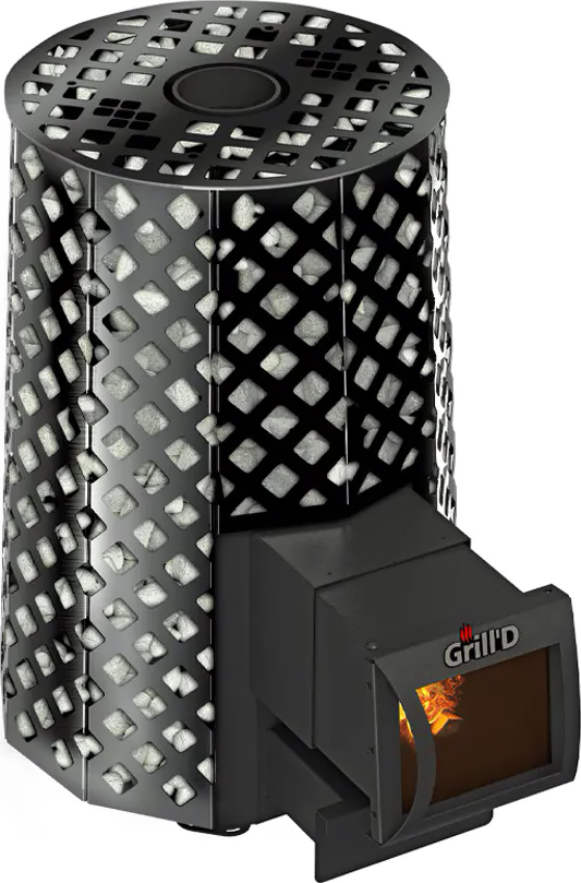 Дровяная печь Grill'D Violet Romb Long