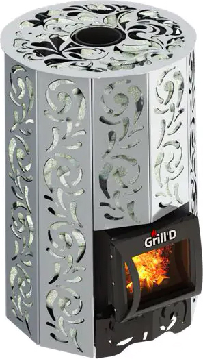 Дровяная печь Grill'D Violet Steel Short