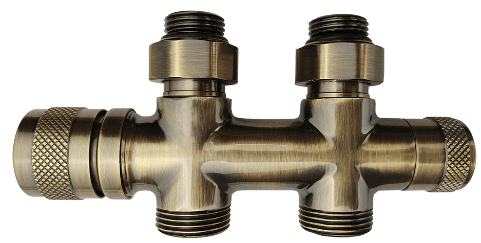Узел нижнего подключения Primoclima Lunar прямой 1/2"х3/4"Е Бронза
