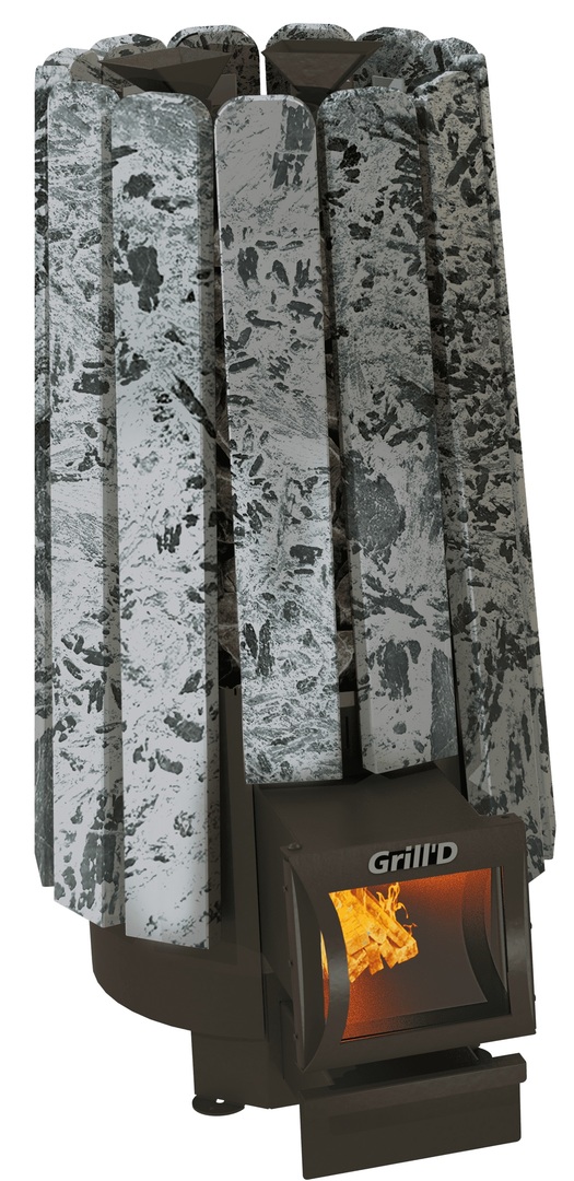 Дровяная печь Grill'D Cometa Vega 180 Short Stone Pro