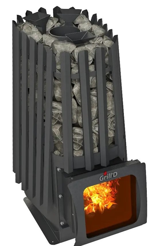 Дровяная печь Grill'D Cometa Vega 350 Short Window Max Pro