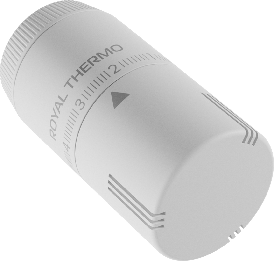Термоголовка Royal Thermo Design Pro М30х1,5 (белый soft touch)